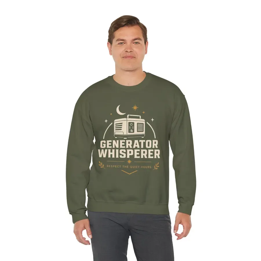 Generator Whisperer Funny Camping Sweatshirt