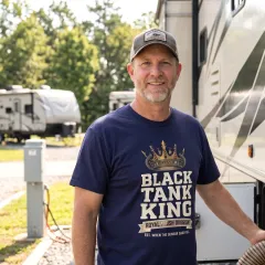 Tank King T-Shirt: "Black Tank King" Crown Graphic Military Vintage Tee